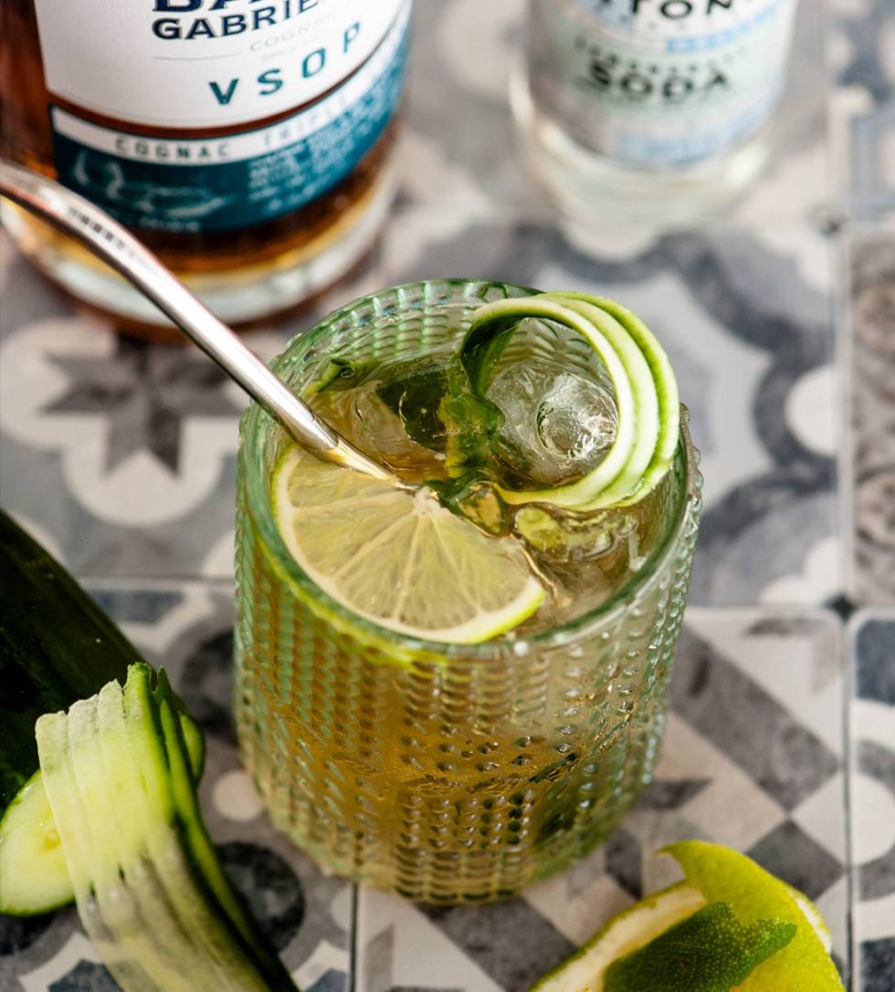 COGNAC & LEMONGRASS SODA HIGHBALL Artonic